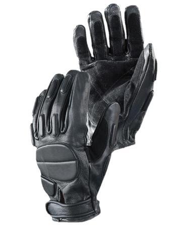 M MCGUIRE GEAR Full-Finger Leather Climbing and Rappelling Gloves Small