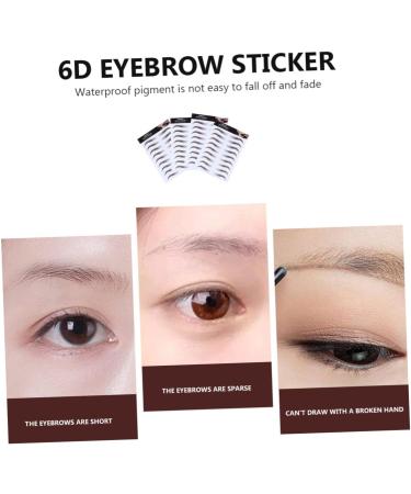 4pcs Eyebrow Stickers Eyebrows Stickers 6d Eyebrow Brow Shaper Imitation Eyebrow Make up Tool 4d - Buy Online on SooperMarket.com