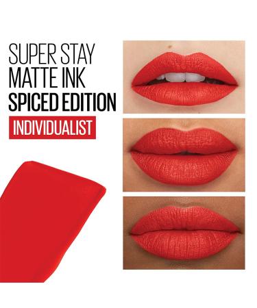 Maybelline SuperStay Matte Ink Liquid Lipstick - Individualist Spiced Edition (0.17 fl oz) - Buy Online on SooperMarket.com