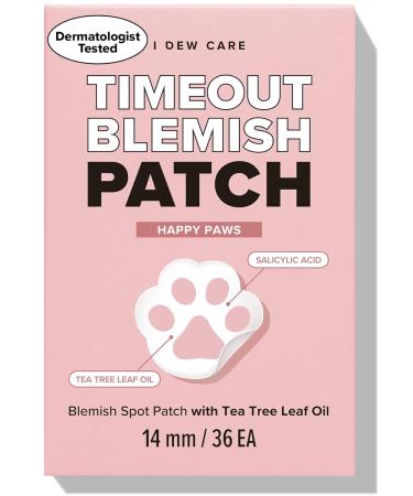 I DEW CARE Hydrocolloid Acne Pimple Patch - Timeout Blemish Happy Paws | 36 Count + Skin Care Set - Kitten My Balance On Bundle - Buy Online on SooperMarket.com