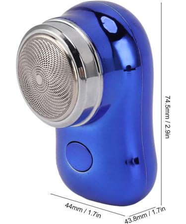 Electric Beard Trimmer Long Battery Life Type C Rechargeable Mini Beard Trimmer One Button Control for Car (Polished Blue) - Buy Online on SooperMarket.com