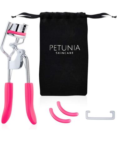 Satin Pouch Silicone Eyelash Curler for Dramatic Long Lasting Curls - No Pinching, Straight Flat Lashes Friendly - Buy Online on SooperMarket.com