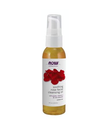 Now Foods Solutions Soothing Rose Facial Cleansing Oil 4 fl oz (118 ml)