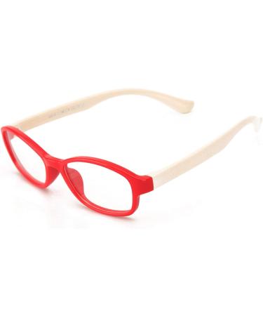 Children's Glasses Frames for Ages 5-12 | Clear Lens Stylish Red & Pink Cases Available - Buy Online on SooperMarket.com