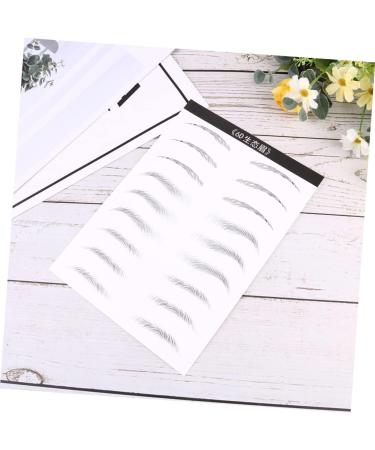 Mikinona 2 Pairs Stickers Realistic Waterproof Imitation Eyebrows Cosmetic Modify The Lazy Woman 1 count (Pack of 1) Black 003 - Buy Online on SooperMarket.com