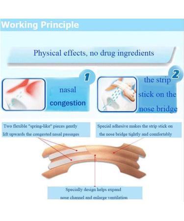 Angzhili Nasal Strips for Reduce Snoring Breath More Better Anti Snoring Improve Sleeping Large Size 66mm*19mm (300) - Buy Online on SooperMarket.com