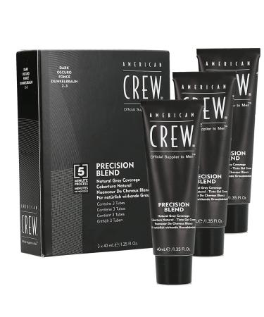 AMERICAN CREW Crew Ac Precision Blend Dark (2-3) 3 x 40 ml 120 ml (8007376999091) grey 120 ml (1 pack)