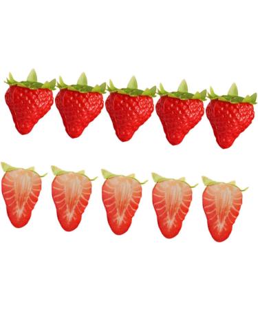 Alipis Fruit Decor 40 Pcs Artificial Strawberry Fruit Home Decor Strawberries Fake Strawberry Lifelike Strawberry Cute Strawberry Stuff Strawberry Birthday Decorations Pvc Props Window As Shownx4pcs 4.00X3.00X3.00CMx4pcs - Buy Online on SooperMarket.com