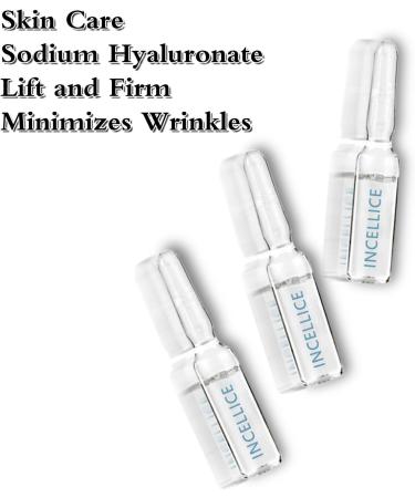 INCELLICE Hyaluronic Acid Serum Ampoules 7 * 1ml Serum Ampoules for Microneedling Anti-aging Face Serum for Dry and Damaged Skin s 7 Days Treatment - Buy Online on SooperMarket.com