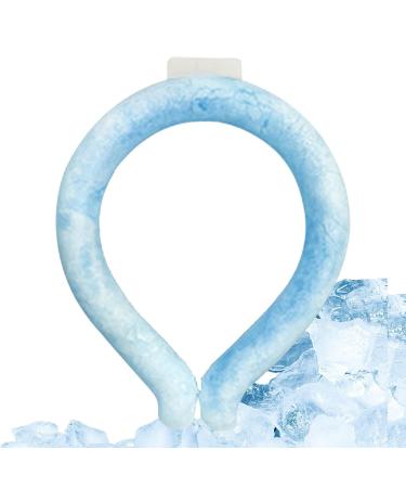 Cooling Device for Neck - Reusable Cooling Collar Wraps for Hot | Outdoor Essentials Wearable Cooling Wraps for Offices Concerts Home Gym Puchen Sea Salt Blue Below 18 Degrees