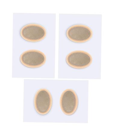 Mikinona Callus Pads 3 Sheets Latex Corn Stickers Anti-wear Small Oval Stickers Anti-wear Feet Random Stickers 3 Sheets (Skin Color High Heel Protectors Foot Protectors for Feet