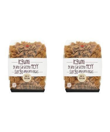 Garofalo Gluten Free Radiatori Pasta With Legumes & Cereals 400 g (Pack of 2)