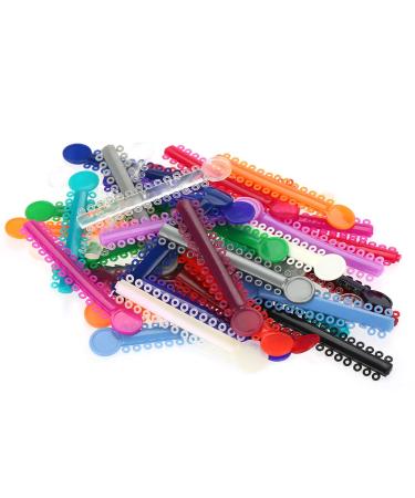 Dental Orthodontic Ligature Ties - 40pcs Multi-color Rubber Bands for Teeth Correction - Buy Online on SooperMarket.com
