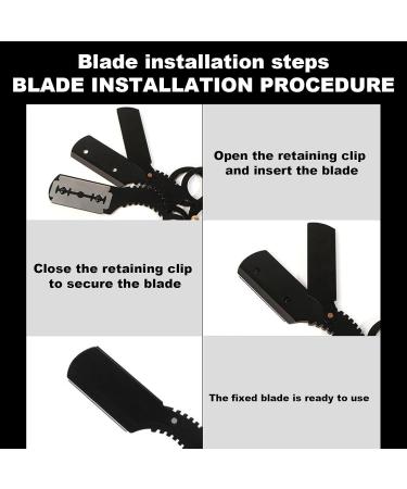Ibuloule Cut-Throat Razor | Professional Shaving & Skin Care for Men - Ideal for Salon Travel Home & Outdoor Adventures - Buy Online on SooperMarket.com