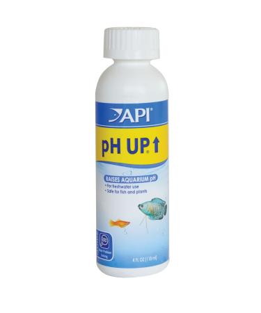API pH UP pH adjuster, Raises freshwater aquarium water pH to the level your fish need to thrive, Test water weekly and use to correct pH level 4 oz