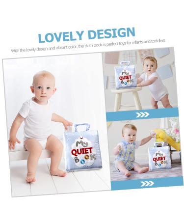 Buy Abaodam 4-Piece Functional Book Travel Toys - Interactive Busy Books for Toddlers & Babies - Soft Fabric Educational Toys - Buy Online on SooperMarket.com