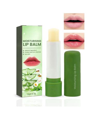 Trendyfave Moisturize Lip Balm Plumping Lip Gloss Aloe Natural Lip Balm Long-Lasting Lip Repair Nutritious - For Dry Lips Treatment for Cracked Chapped Lips Gifts For Girls and Women 1