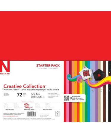 Astrodesigns/Creative Collection Starter Kit Cardstock  12 x 12  65 lb/176 gsm 18-Color Assortment  72 Sheets (46408-03) - Buy Online on SooperMarket.com