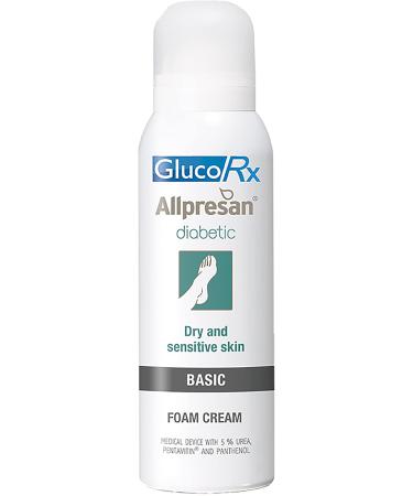 GlucoRx Allpresan Diabetic Foot Foam Cream Basic 125ml - Buy Online on SooperMarket.com