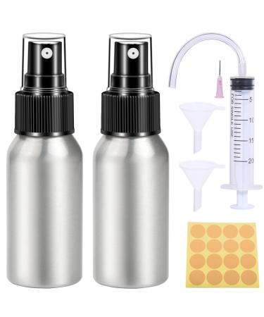 Nuts ot nuts spray bottle 50ml small 2 stk spray stk stonle aluminum alloy atomizer mini empty spray bottles for filling pump pum for water perfume cosmetics liquid etheric oils 50ml 2stk
