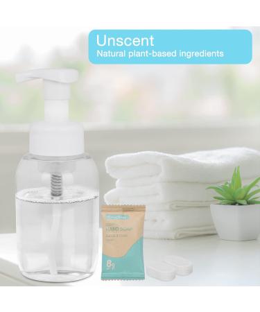 12 Pack Foaming Hand Soap Tablets- Unscented Refills for 96 fl oz Eco Friendly Cleaning - Buy Online on SooperMarket.com