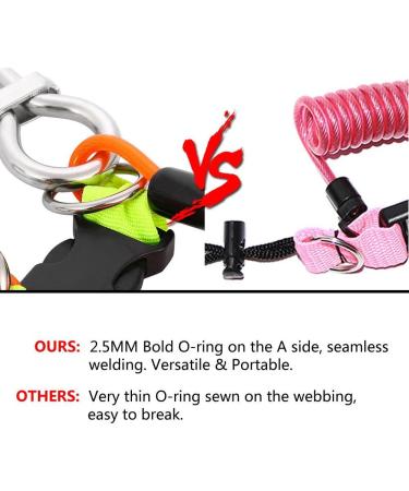 VGEBY Stainless Steel Diving Reef Hook Double with Spiral Coil Lanyard - Buy Online on SooperMarket.com