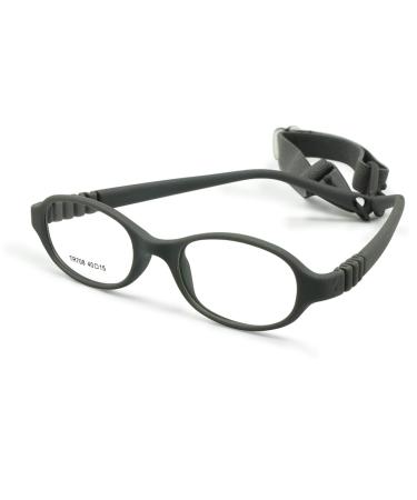EnzoDate Baby Optical Glasses Frame with Strap Flexible Boys Girls Infant Eyeglasses Size 40
