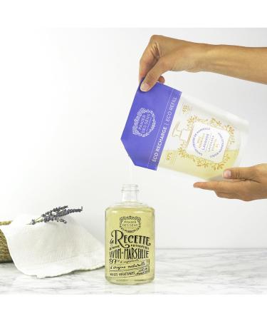 Buy Panier des Sens Marseille Lavender Liquid Soap Refill Bag - 2x500ml Made in France | International Shipping - Buy Online on SooperMarket.com