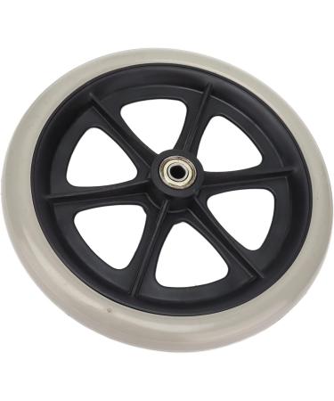 Walker Wheel Replacement Wheelchair Wheel Durability PU Material 8in Diameter Ball Bearing for Wheelchair for Walk - Buy Online on SooperMarket.com