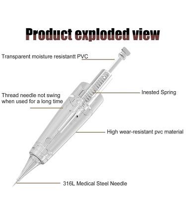 Permanent Eyebrow Makeup Wireless Tattoo Pen Kit with 15 Cartridge Needles - Luxurious Black Tattoo Kit for Eyebrow Lip Eyeliner Microblading Ombre Powder Brows - Buy Online on SooperMarket.com