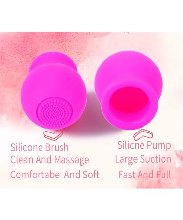Instant Lip Plumper Tool - Selban Supplement for Fuller Lips | Large Round Enlarger | Pink Lip Enhancement Kit - Buy Online on SooperMarket.com