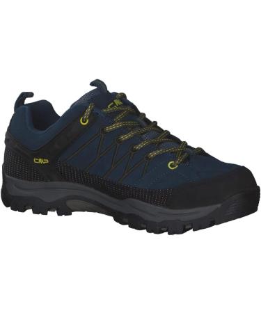 CMP Rigel Boys Trekking & Hiking Shoes - 38 EU - Blue Ink & Yellow - Best for Outdoor Adventures - Buy Online on SooperMarket.com