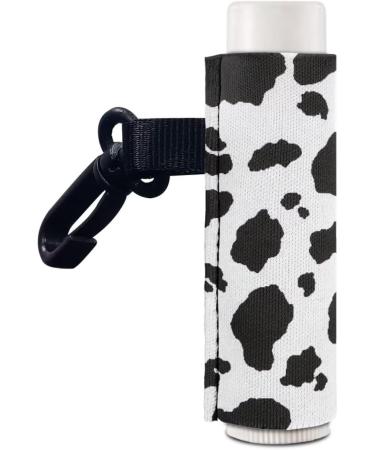 SCRAWLGOD Cow Print Lip Balm Holder Keychain Portable Lip Balm Sleeve keychain Chapstick Holder Secure and Nice Hand Feeling Set of 2 Cow Print 2 - Buy Online on SooperMarket.com