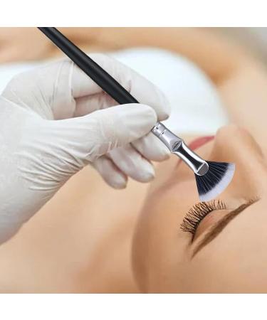 Eyebrow and Eyelash Brush Mascara Fan Brush Compact Eyelash Comb 2 Eyebrow Brush Set Soft Bristle Eyelash Tool With Soft Bristles for Girlfriend Mother Wife - Buy Online on SooperMarket.com