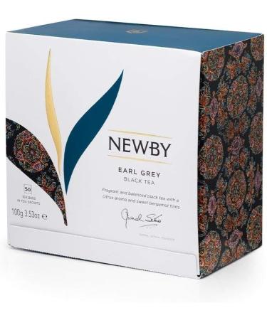 Newby Teas Earl Grey 50 Teabags: Premium Quality, 50 Count Pack - Buy Online on SooperMarket.com