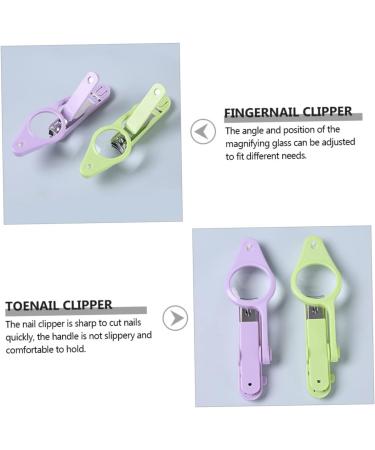 minkissy 1pc Nail Clippers Puppy Nail Illuminated Nail Clipper Cuticle Clippers Toenails Clippers Manscape Trimmer for Men Toenail Clipper Stainless Steel Japan Miss Magnifier Purple 15*4.5*1.6cm Purple - Buy Online on SooperMarket.com