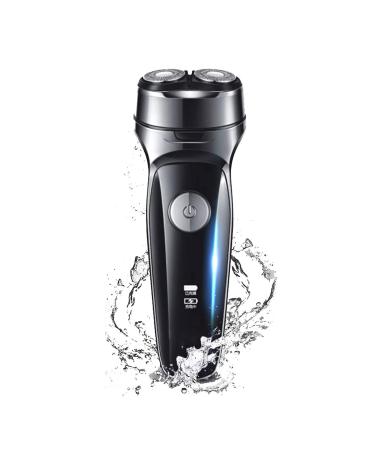GeRRiT Electric Razor for Men Wet & Dry Men's Razors for Shaving Electric Cordless with Pop-up Trimmer Rotary Razors Electric Shavers for Men Waterproof Rechargeable
