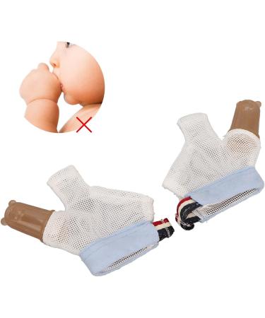 Breathable Anti Finger Sucking Gloves for Babies - Blue - Buy Online on SooperMarket.com