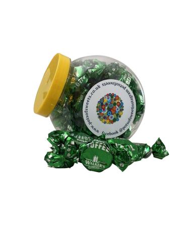 Personalized Customise with Your Own Message or Image 250g Cookie Jar of Walkers Indiviually Wrapped Mint Toffees