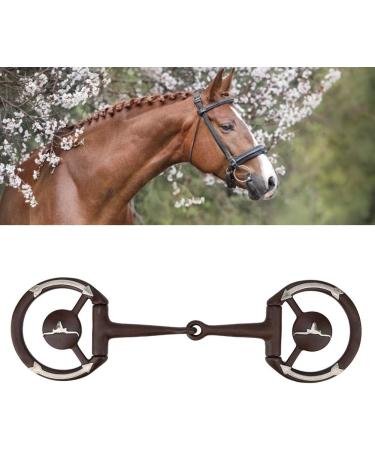 Shanrya Loose Ring Snaffle Bit - Copper Inlay Horse Bit for Riders | International Shipping - Buy Online on SooperMarket.com