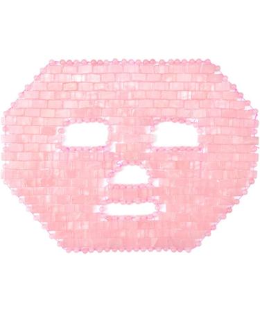 BAYDE Rose Quartz Roller & Gouache Face Eye Mask Set - 6-in-1 Natural Crystal Facial Care Tool for Face Lifting & Anti-Wrinkle - Buy Online on SooperMarket.com
