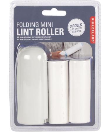 Kikkerland CD405-A Folding Mini Lint Roller - Portable Lint Remover for Travel | International Shipping Available - Buy Online on SooperMarket.com