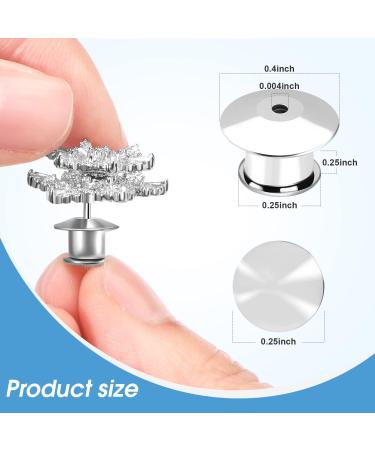 40PCS Locking Pin Back Clasp for Enamel Lapel Pins - Metal Pin Backing Keeper - Buy Online on SooperMarket.com