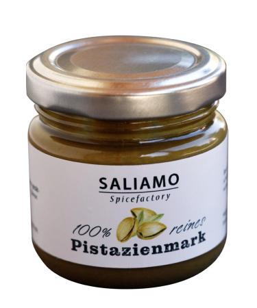 100% pure pistachio mark made of bronte pistachio paste for baking for ice cream production pistachio ice cream as a pistachio pesto 100% pistachio kernels |Saliamo