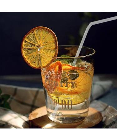 100-Pack Plastic Straws Clear Flexible Drinking Straws Disposable Non-Bendable Plastic Straws - 8" x 0.2"-Clear (100 Bend Straw) - Buy Online on SooperMarket.com