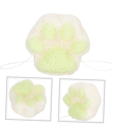 WOFASHPURET Baby Facial Foam Sponge Bath cat paw Bath Sponge exfoliating Body Scrubber Baby Powder Talc- Bath sponges for Shower Baby Sponge for Bathing Child Frosted Body wash - Buy Online on SooperMarket.com