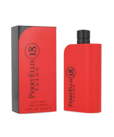 Perry Ellis 18 Fuego Edt Spray 3.4 Oz Men 3.4 Oz