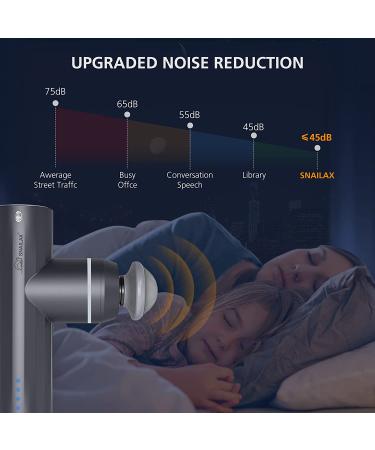 Snailax Mini Massage Gun - Rechargeable Deep Tissue Percussion Massager for Athletes - Portable and Quiet Handheld Muscle Massager for Back, Neck, and Body - Perfect Gift for Men and Women - Buy Online on SooperMarket.com