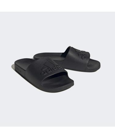 Adidas Unisex Adilette Aqua Slipper 47 EU - Core Black Slides for Ultimate Comfort | International Shipping Available - Buy Online on SooperMarket.com