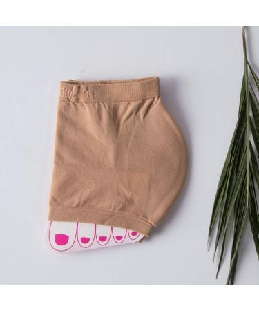 Milists Gel-Dersen Steering Sleeves - Silicone Heel Gel Protectors for Cracked Heels Moisturizing Heel Sleeve & Spa Insole Repair - Buy Online on SooperMarket.com